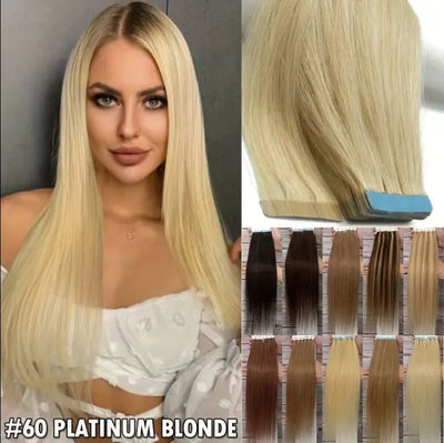 Virgin Russian Tape-In Human Hair Extensions Cuticle – 100% Human Hair